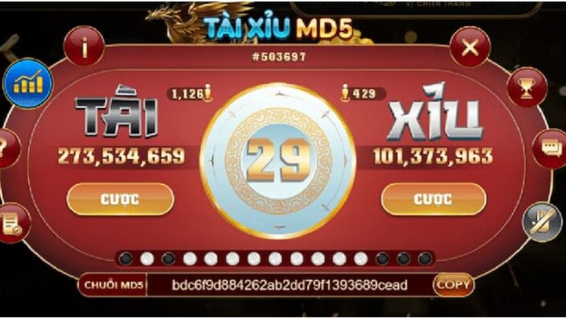 Game tài xỉu MD5 đem đến những giây phút trải nghiệm ấn tượng
