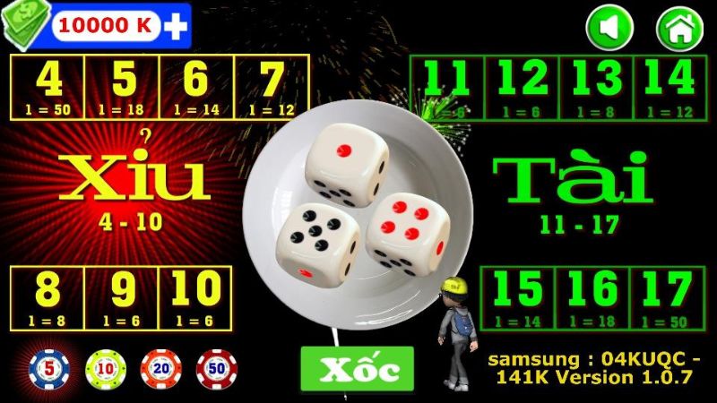 Khi chơi game tài xỉu bạn không nên đặt cược theo cảm tính