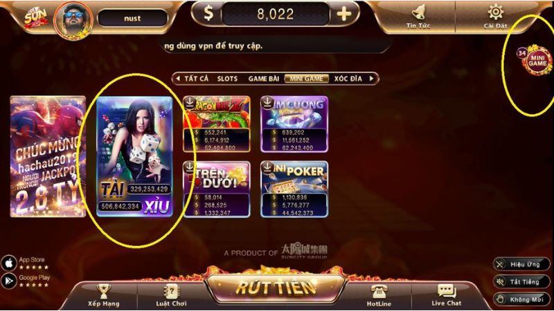 Sunwin là một trong những lựa chọn chơi game ấn tượng nhất